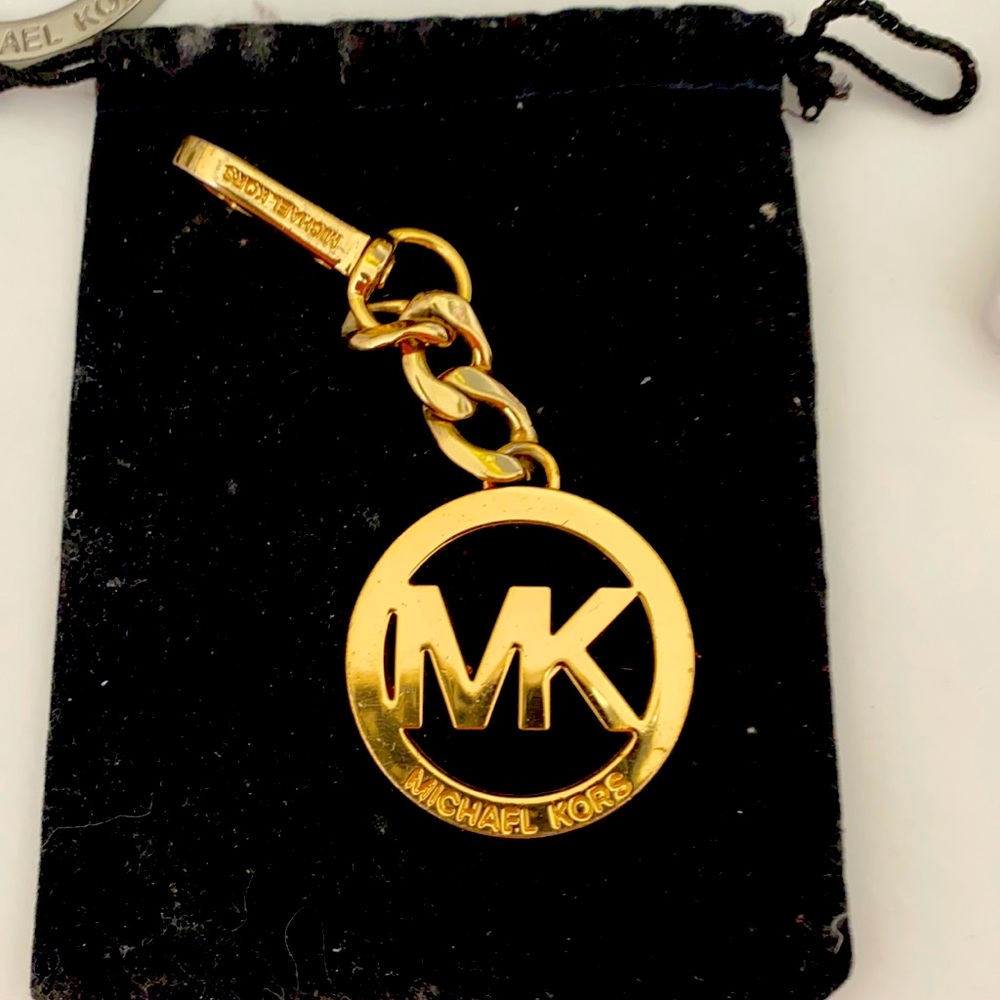 Michael Kors 1.5” Gold Key fob/Handbag fob